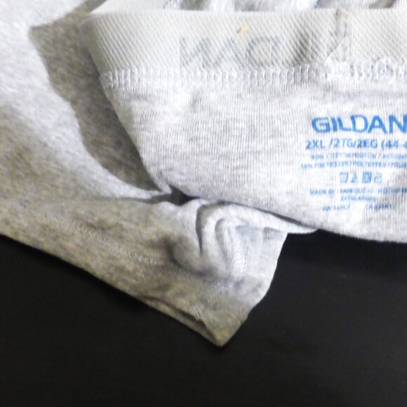 CLTH1 - 3X Gildan MEN'S BOXERS Size 2XL Grey & Dark Gray Men's Underwear Briefs - Picture 4 of 8